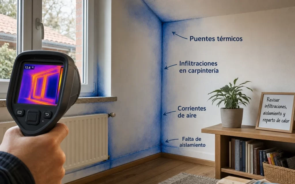 Cómo saber por dónde pierde calor una vivienda